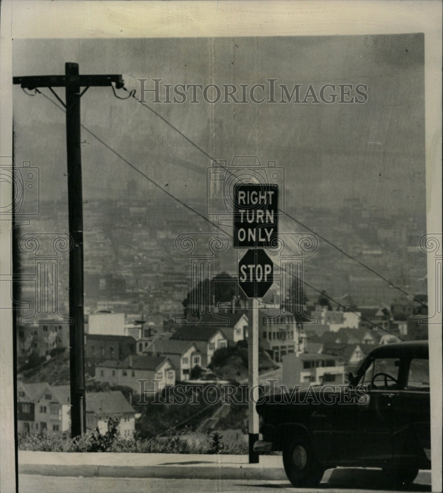 1959 Press Photo San Francisco Motorists Brinksman Bike - RRW22655 - Historic Images