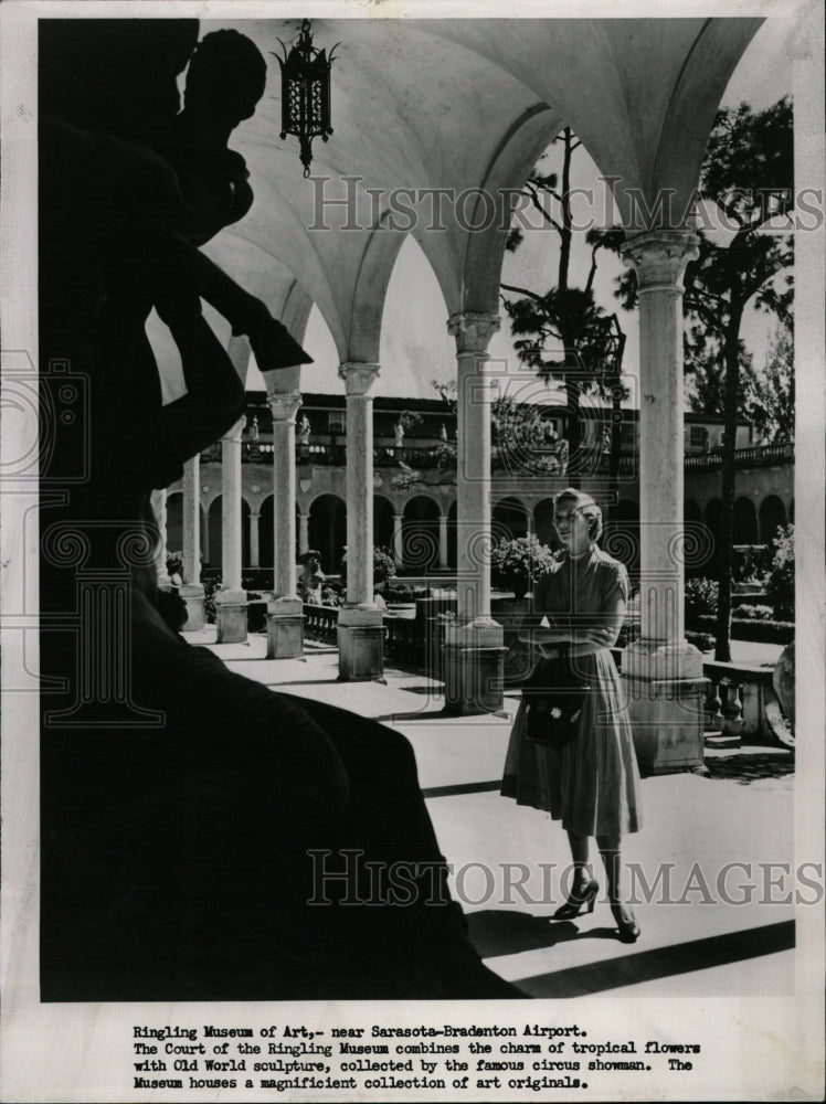 1957 Press Photo Ringling Museum art Sarasota Bradenton - RRW22927 - Historic Images