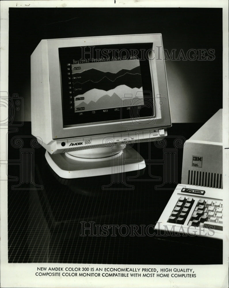 1993 Press Photo Amdek Color Monitor High Quality Home - RRW22981 - Historic Images