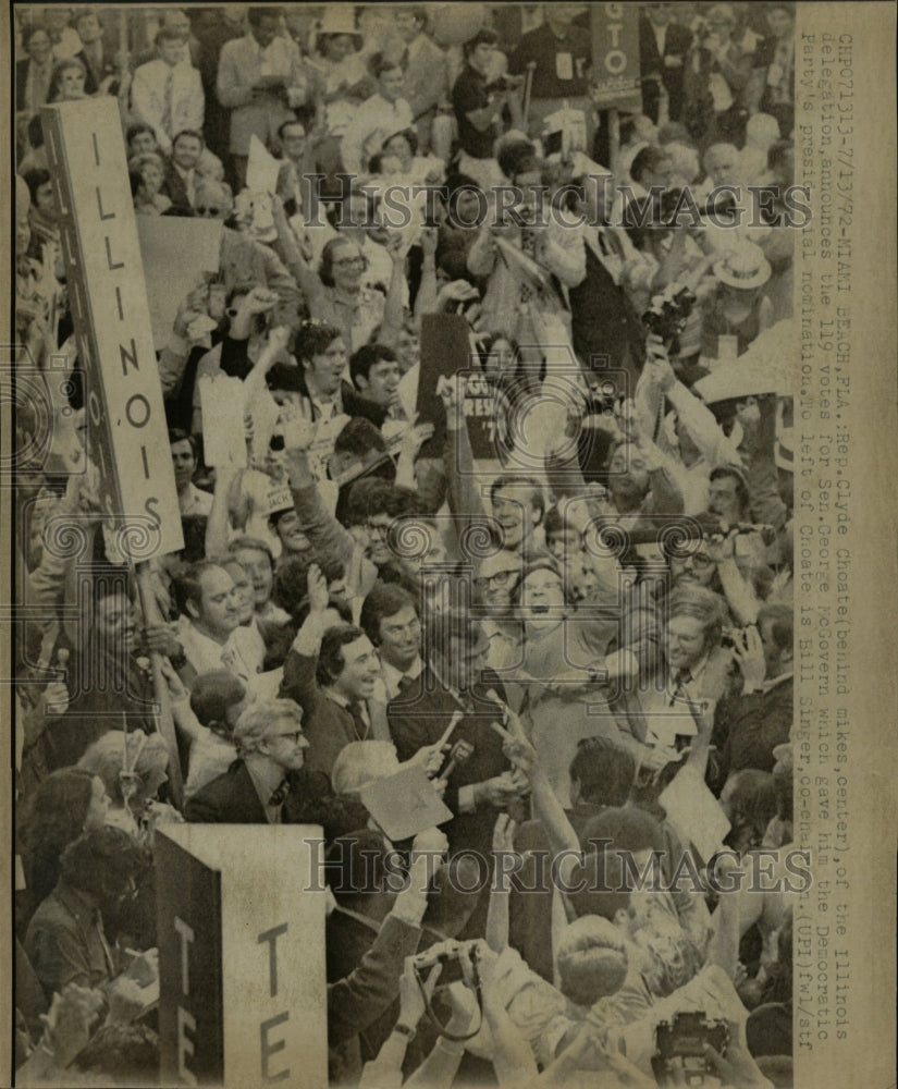 1972 Press Photo Democratic National Convention Florida - RRW23019 - Historic Images