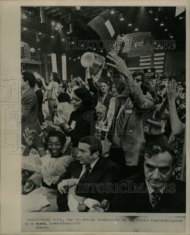 1972 Press Photo Democratic National Convention Florida - RRW23023 - Historic Images