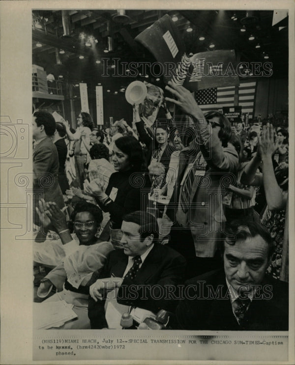 1972 Press Photo Democratic National Convention Florida - RRW23023 ...