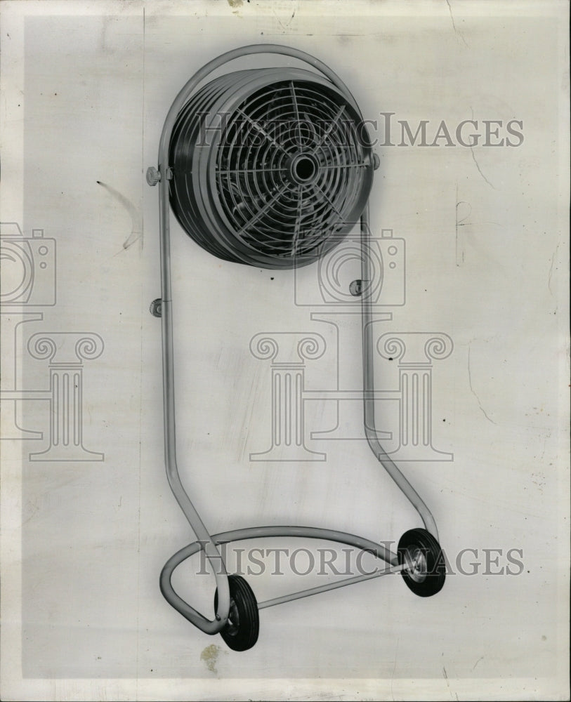 1955 Press Photo Welch Wheel-a-Breeze Portable Fan - RRW23047 - Historic Images