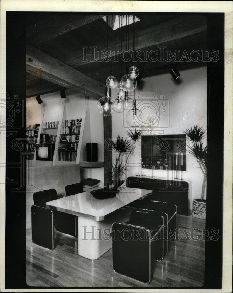 1981 Press Photo Marilyn Rose interior designe device - RRW23357 - Historic Images