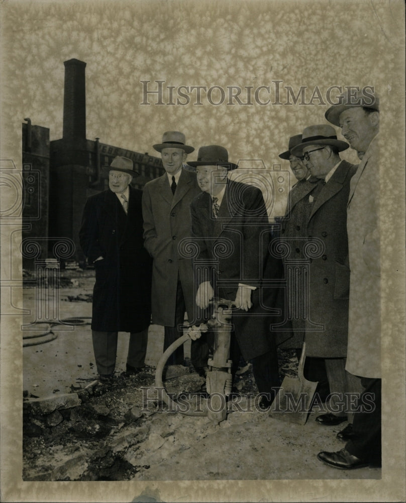 1950 Press Photo Congress St Superhighway Peoria Street - RRW23723 - Historic Images