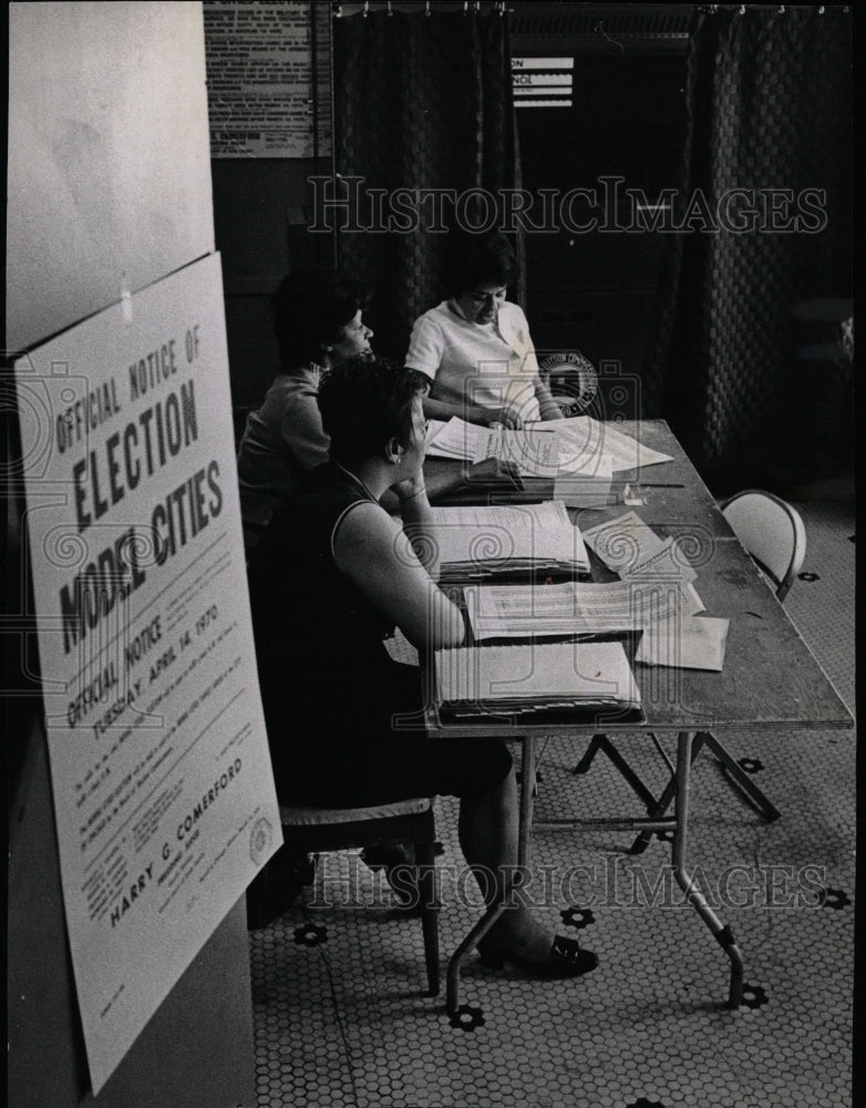 1970 Press Photo Light Voter Turnout - RRW23787 - Historic Images