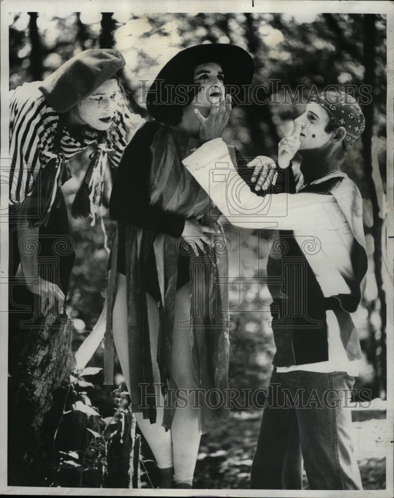 1976 Press Photo King Richard Fourth Chicago Fair Mime - RRW23835 - Historic Images