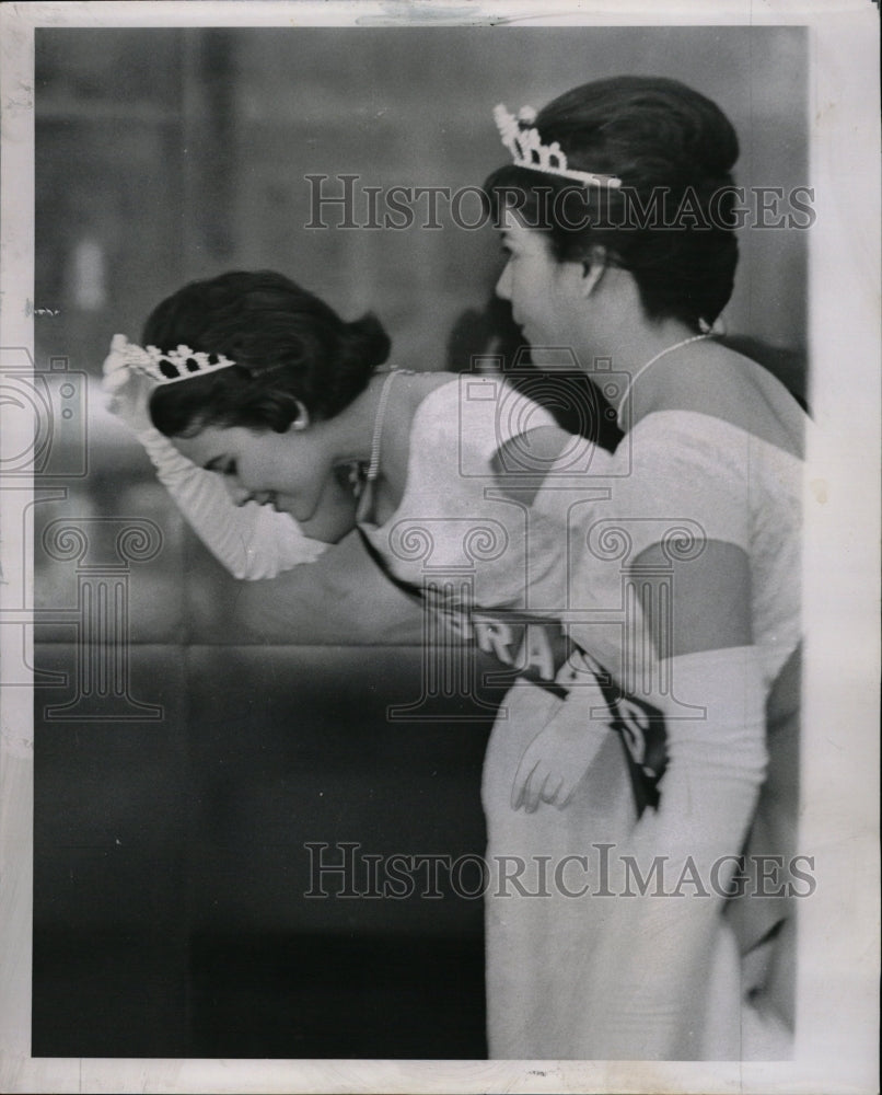 1963 Press Photo Trade Fair Queens Miss Brazil - RRW23843 - Historic Images