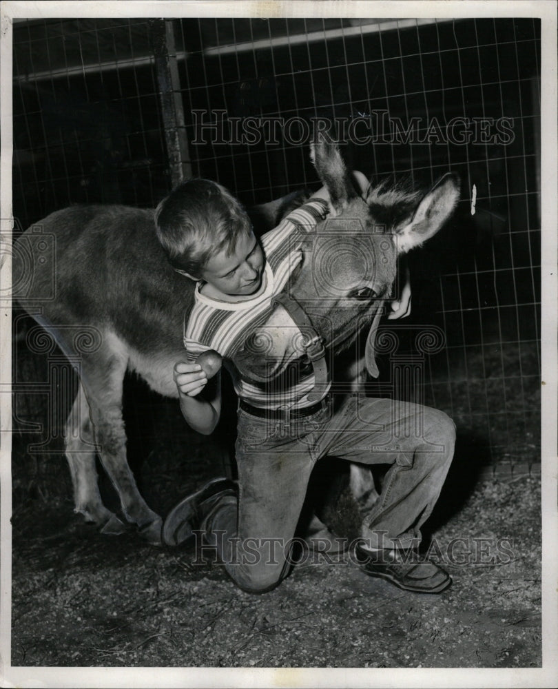 1958 Press Photo Free Zoo Hawthorn Mellody Farm Richard - RRW23935 - Historic Images