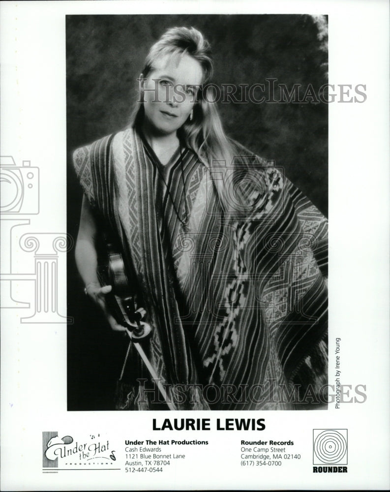 1995 Press Photo Singer Laurie Lewis - RRW24059 - Historic Images