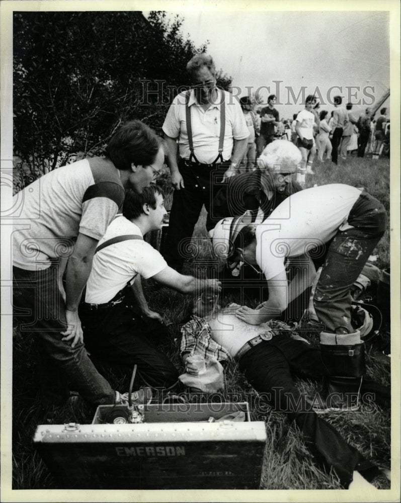 1986 Press Photo Chicago Residential Fire Victim - RRW24181 - Historic Images