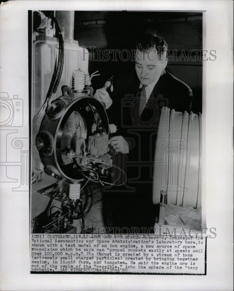 1960 Press Photo NASA Ion Engine - RRW24265 - Historic Images