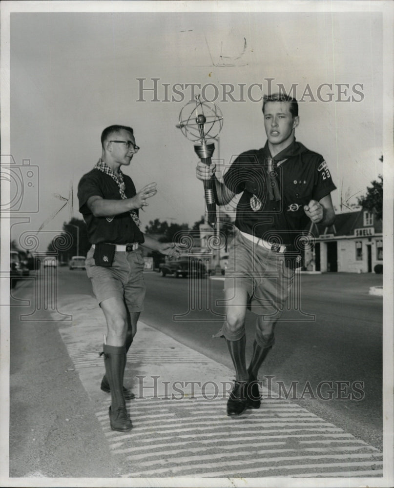 1959 Press Photo Chicago US American Torch Pan Games - RRW24699 - Historic Images