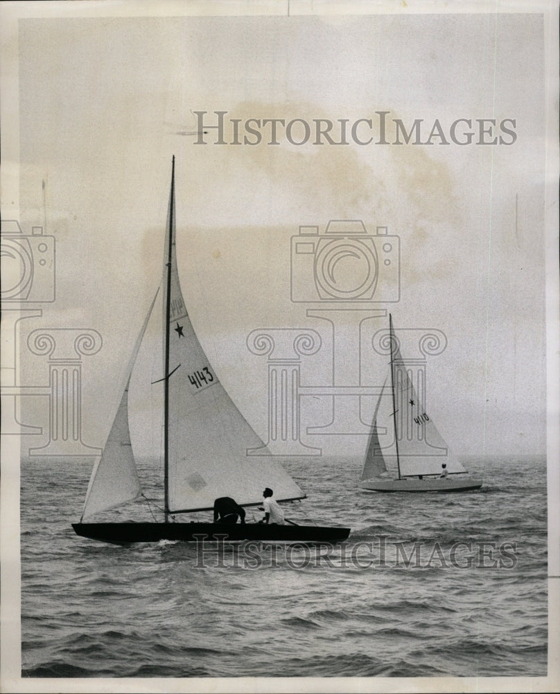 1959 Press Photo Lake Michigan Yatcht Races - RRW24741 - Historic Images