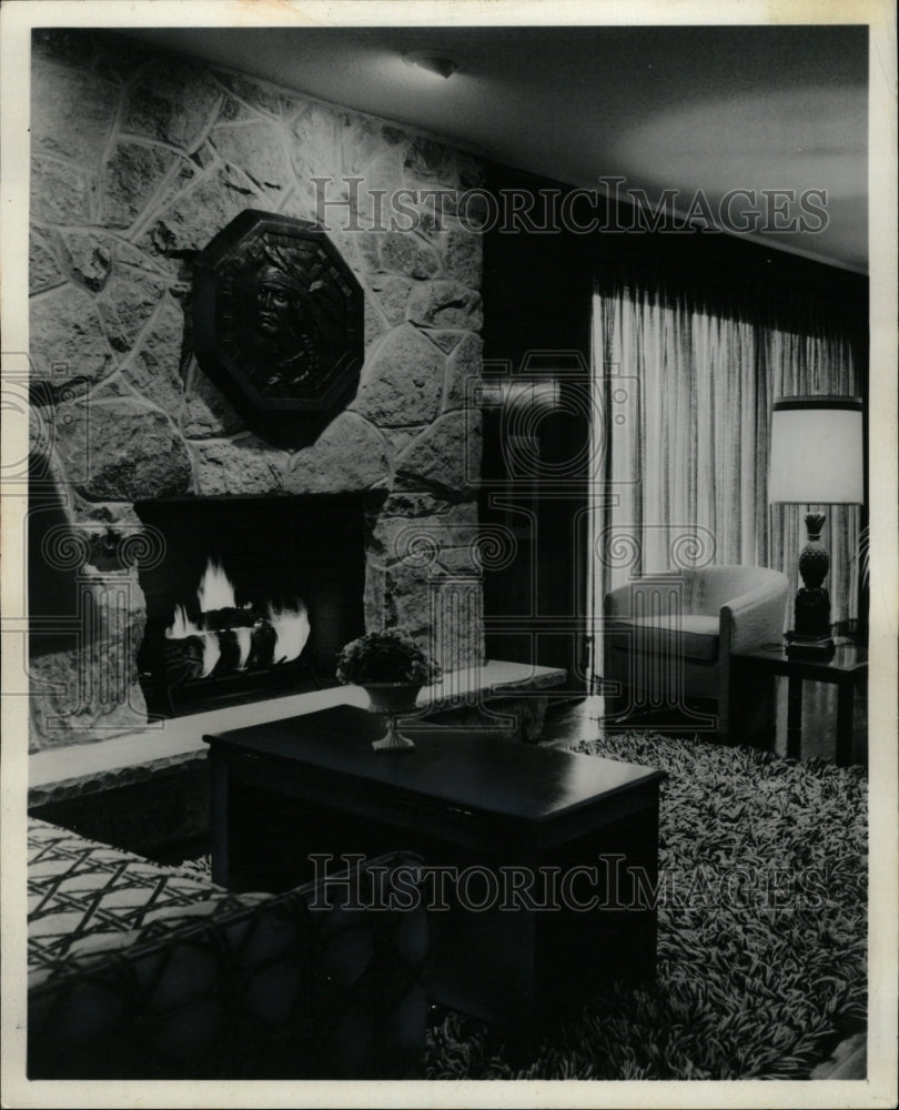 1972 Press Photo Family Room Granada Model Interior - RRW24789 - Historic Images