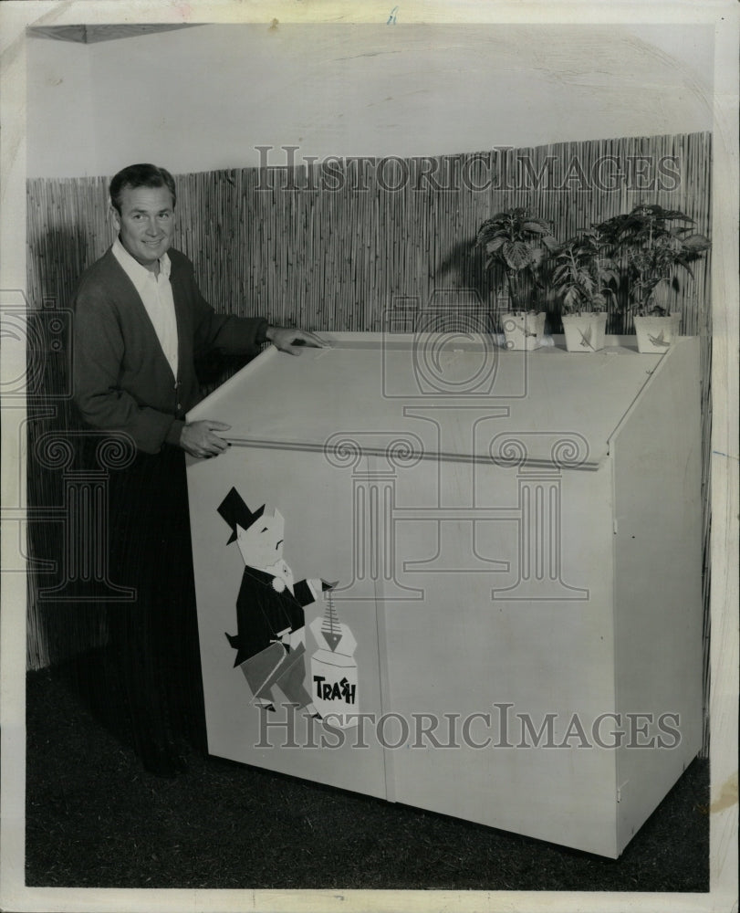 1964 Press Photo Trash Bins - RRW24827 - Historic Images