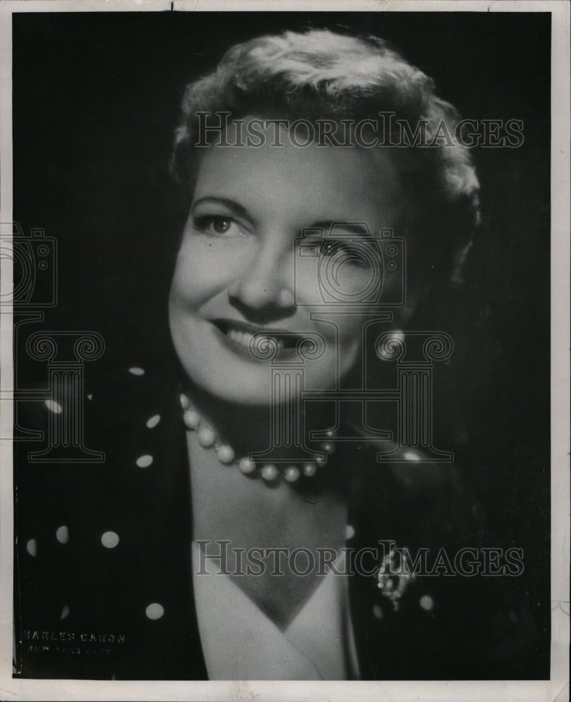 1959 Press Photo Betty Garde Dolly Tate Comedy Actress - RRW24985 - Historic Images