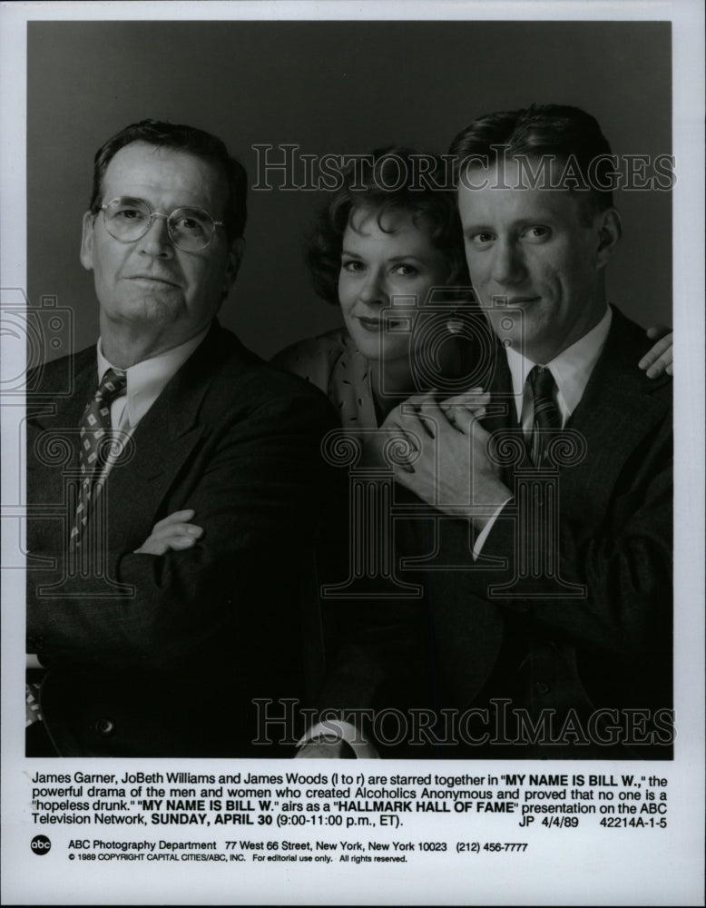 1989 Press Photo James Garner Film TV Actor Chicago - RRW25075 - Historic Images