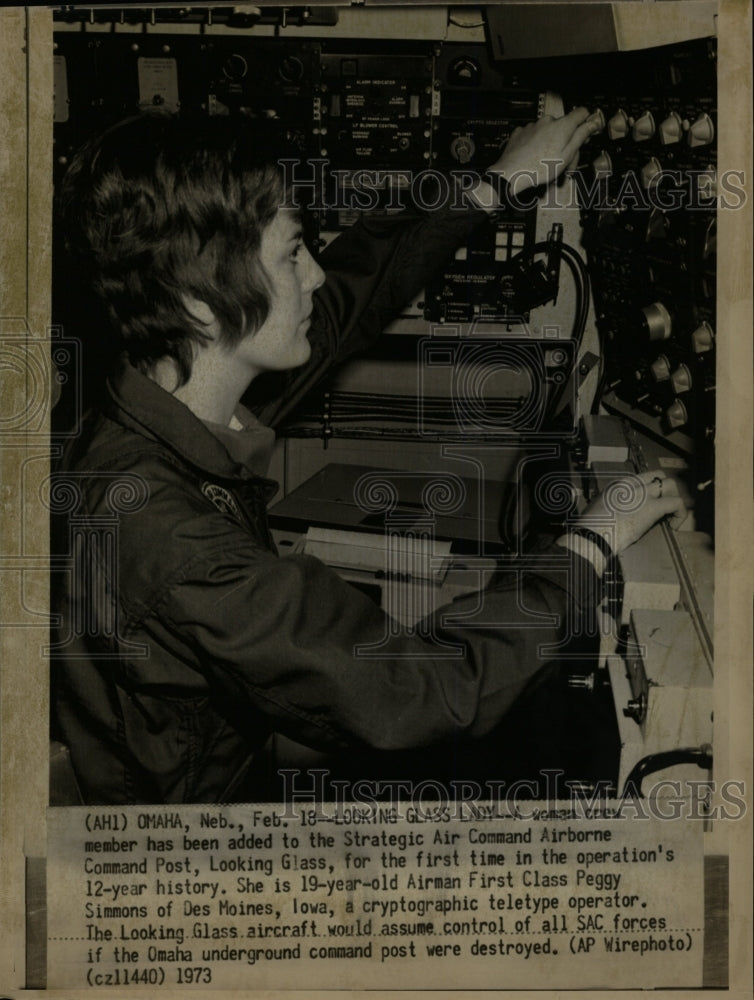 1973 Press Photo Strategic Air Command Airborne Chicago - RRW25193 - Historic Images