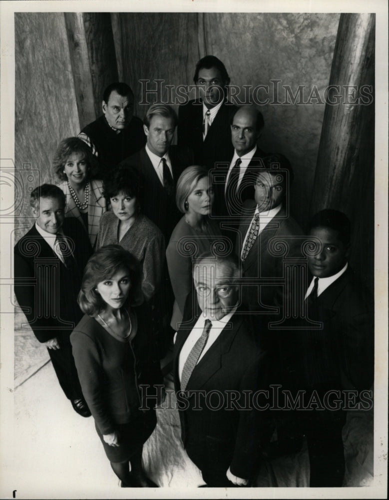 1990 Press Photo NBC Television Series &quot;L.A. Law&quot; Cast - RRW25325 - Historic Images