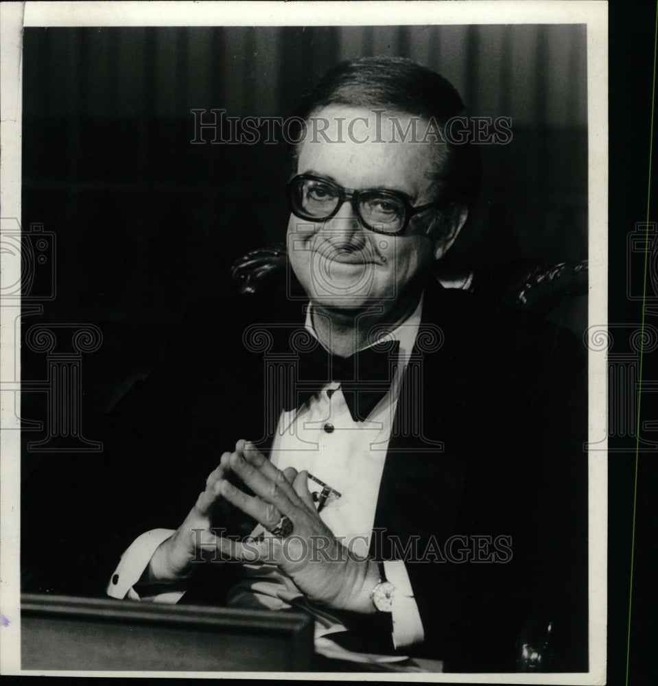 1981 Press Photo TV Host Steve Allen - RRW25361 - Historic Images