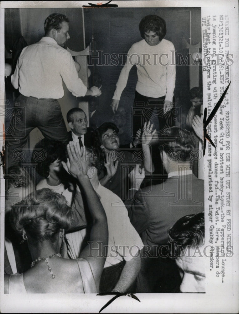 1961 Press Photo New York Club The Peppermint Lounge - RRW25535 - Historic Images