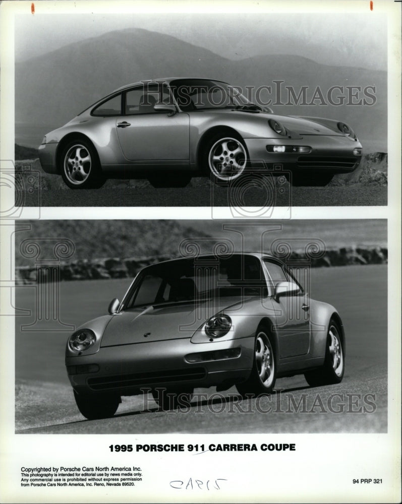 1994 Press Photo 1995 Porsche 911 Coupe - RRW25581 - Historic Images