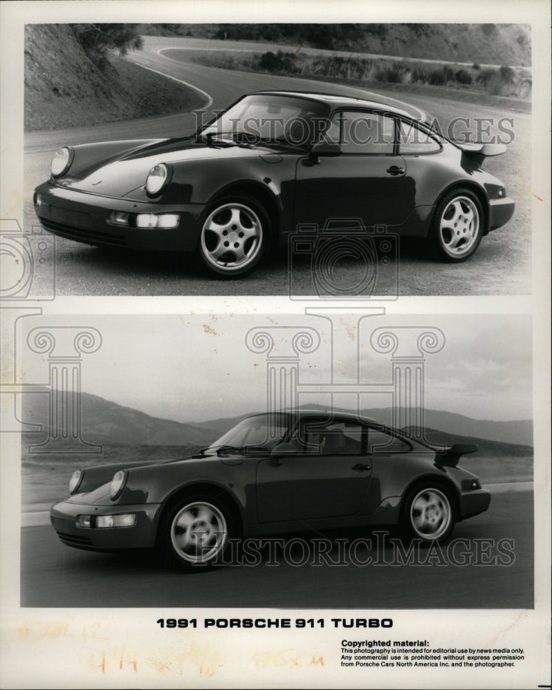 1991 Press Photo 1991 Porsche 911 Turbo - RRW25589 - Historic Images