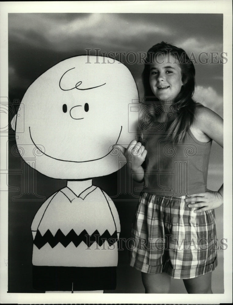 1988 Press Photo Erin Chase voices Charlie Brown - RRW25619 - Historic Images