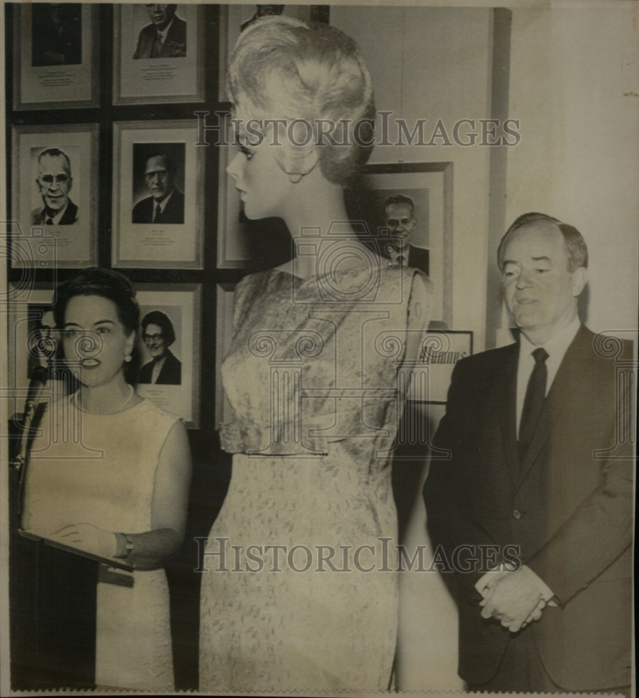 1967 Press Photo Hubert Humphrey - RRW25763 - Historic Images