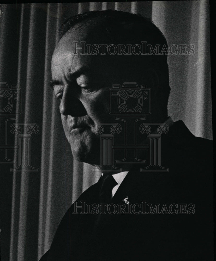 1966 Press Photo Wisconsin Senator Hubert Humphrey - RRW25775 - Historic Images