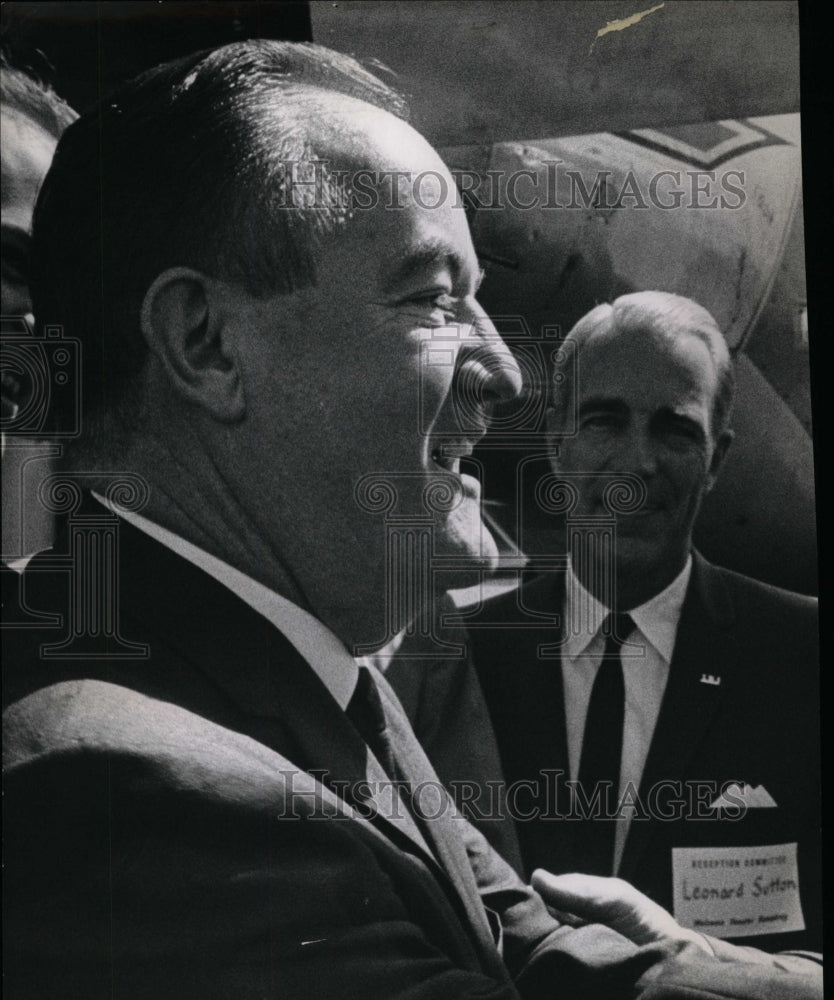 1964 Press Photo Sen. Hubert Humphrey - RRW25779 - Historic Images