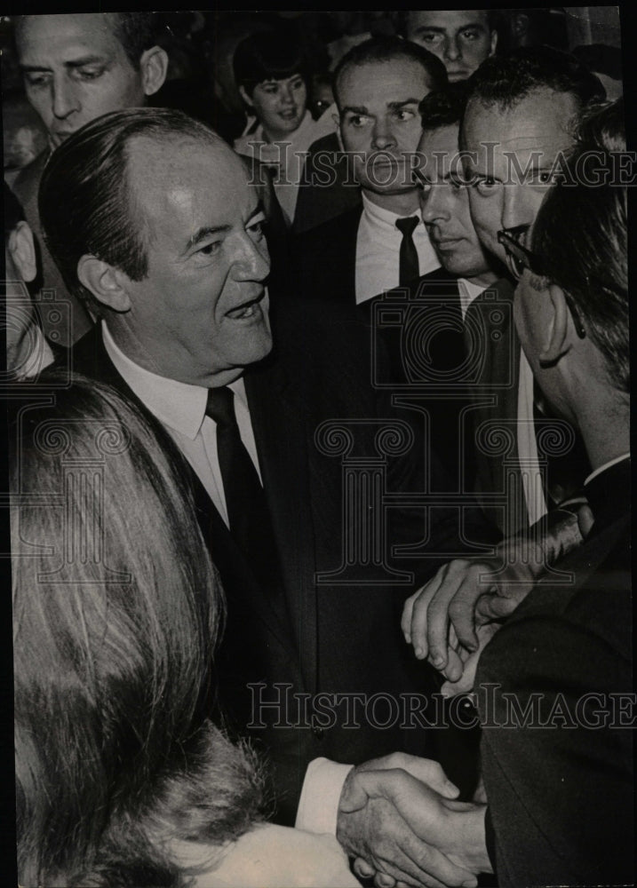 1958 Press Photo VP Hubert Humphrey Denver Visit - RRW25881 - Historic Images