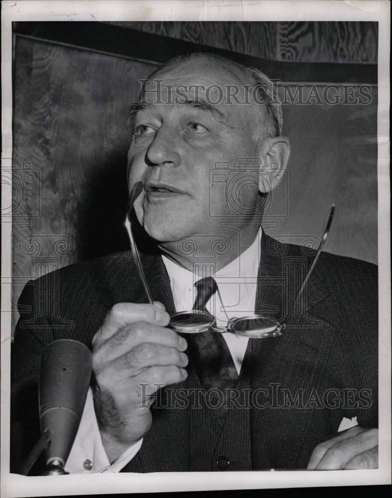 1955 Press Photo Secretary Treasury George Humphrey - RRW25885 - Historic Images