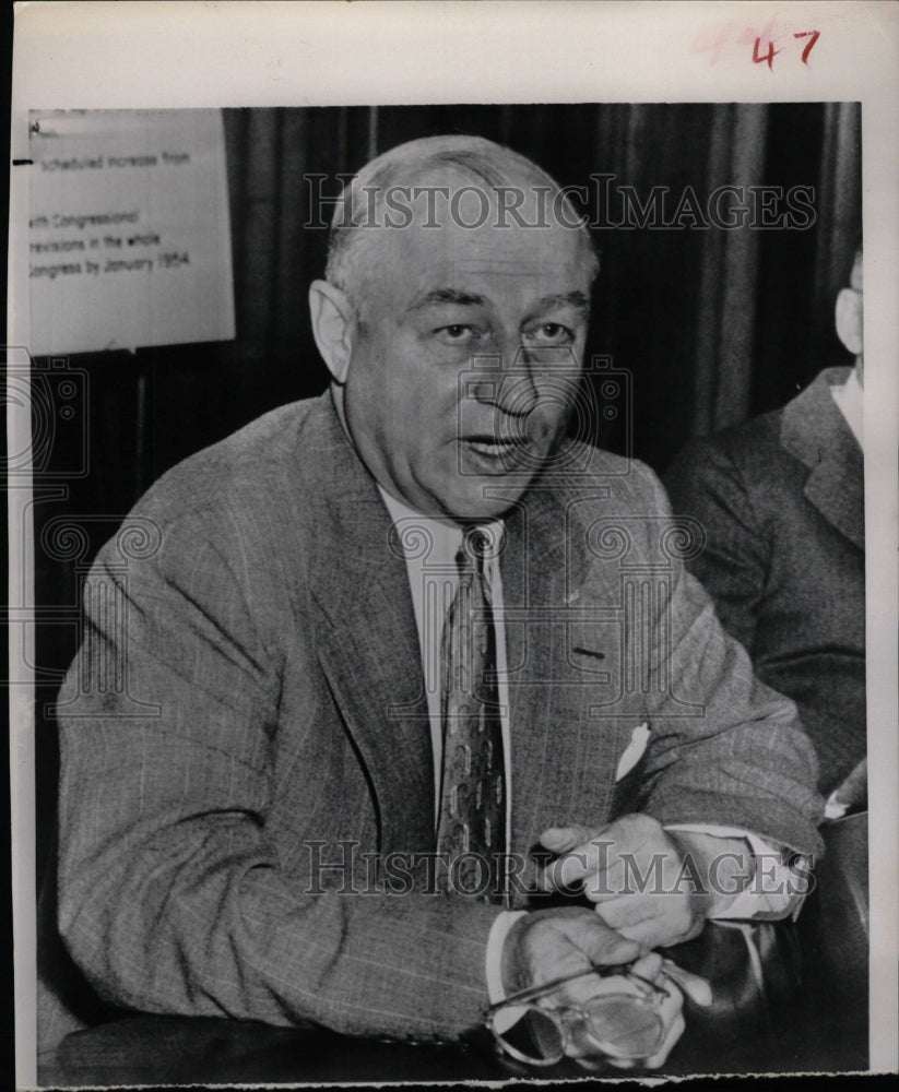 1953 Press Photo Secretary Treasury George Humphrey - RRW25895 - Historic Images