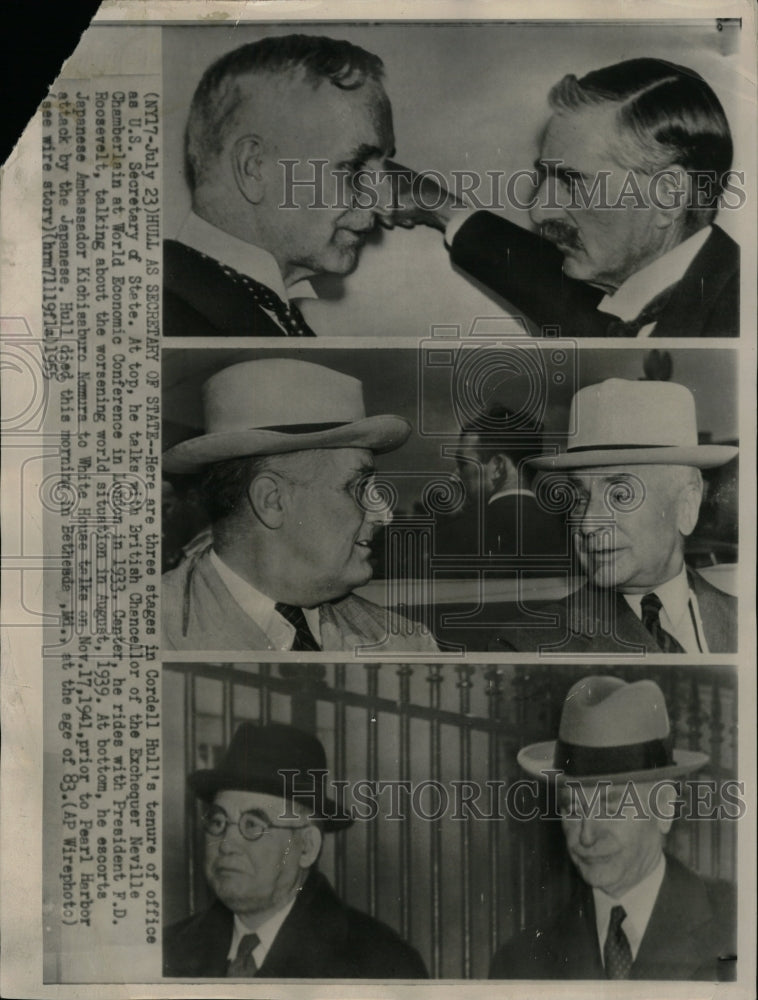 1955 Press Photo Former Secretary State Cordell Hull - RRW26023 - Historic Images