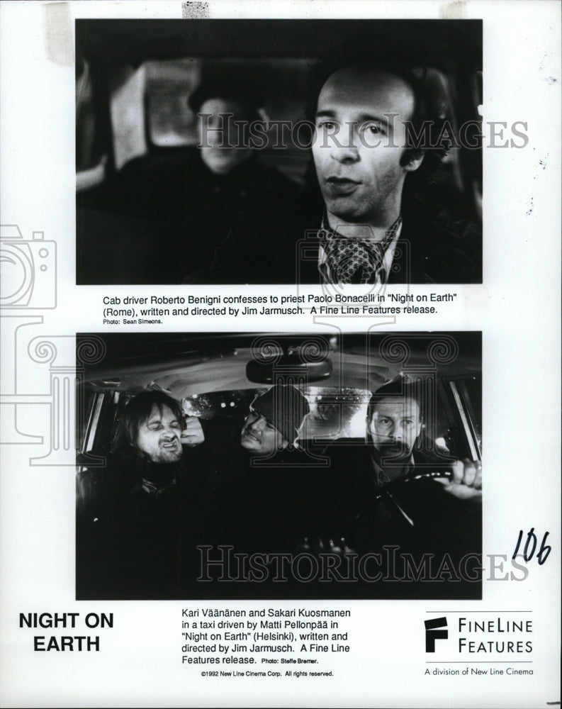 1992 Press Photo Night on Earth Jim Jarmusch Movie - RRW26069 - Historic Images