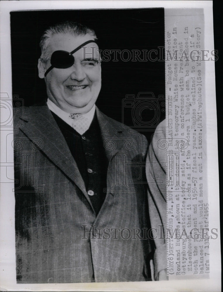 1955 Press Photo Rowland Hughes Director of the Budget - RRW26081 - Historic Images