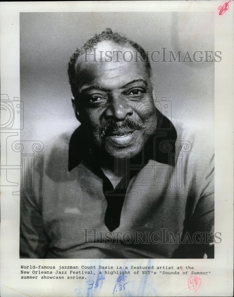 1974 Press Photo William Count Basie Bandleader Pianist - RRW26191 - Historic Images