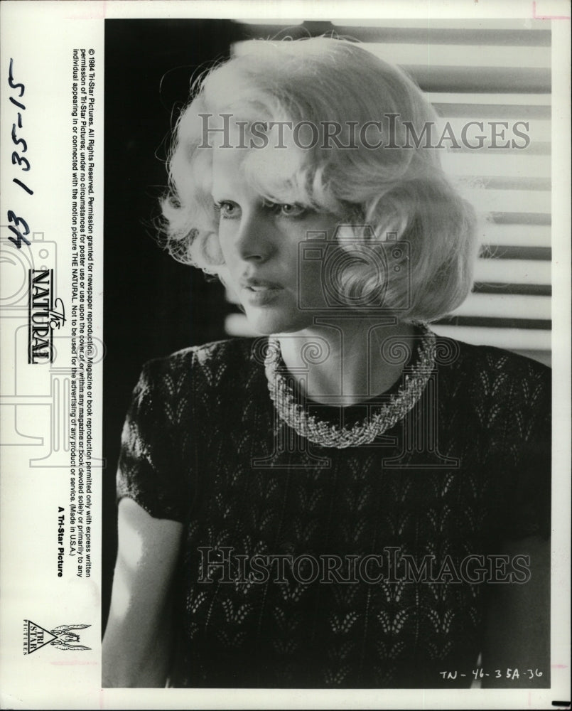 1984 Press Photo Kim Basinger Actress Model The Natural - RRW26195 - Historic Images