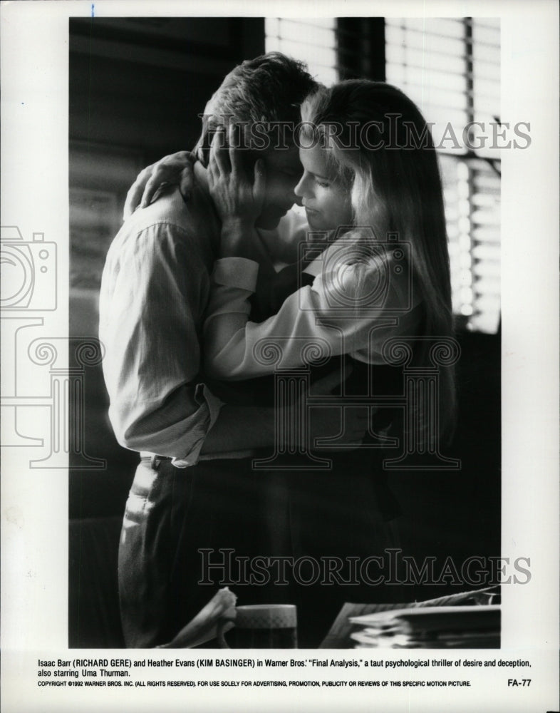 1992 Press Photo Richard Gere Kim Basinger Actress - RRW26205 - Historic Images
