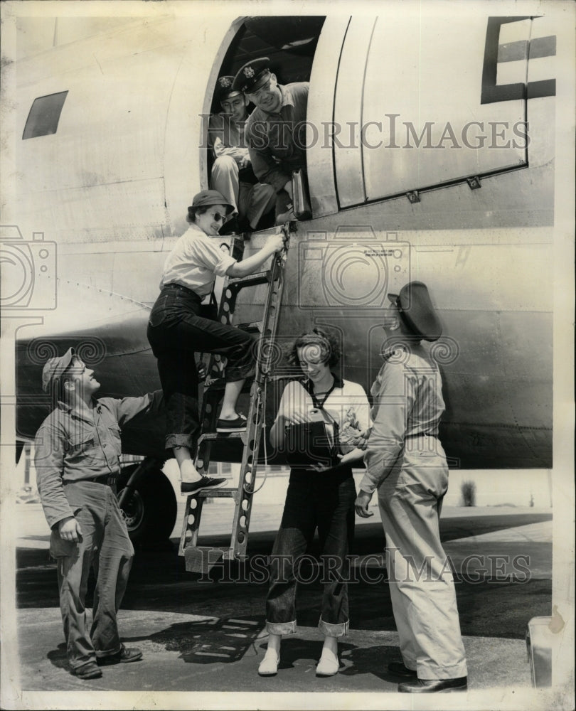 1953 Press Photo Training Flight O&#39;Hare - RRW26237-Historic Images