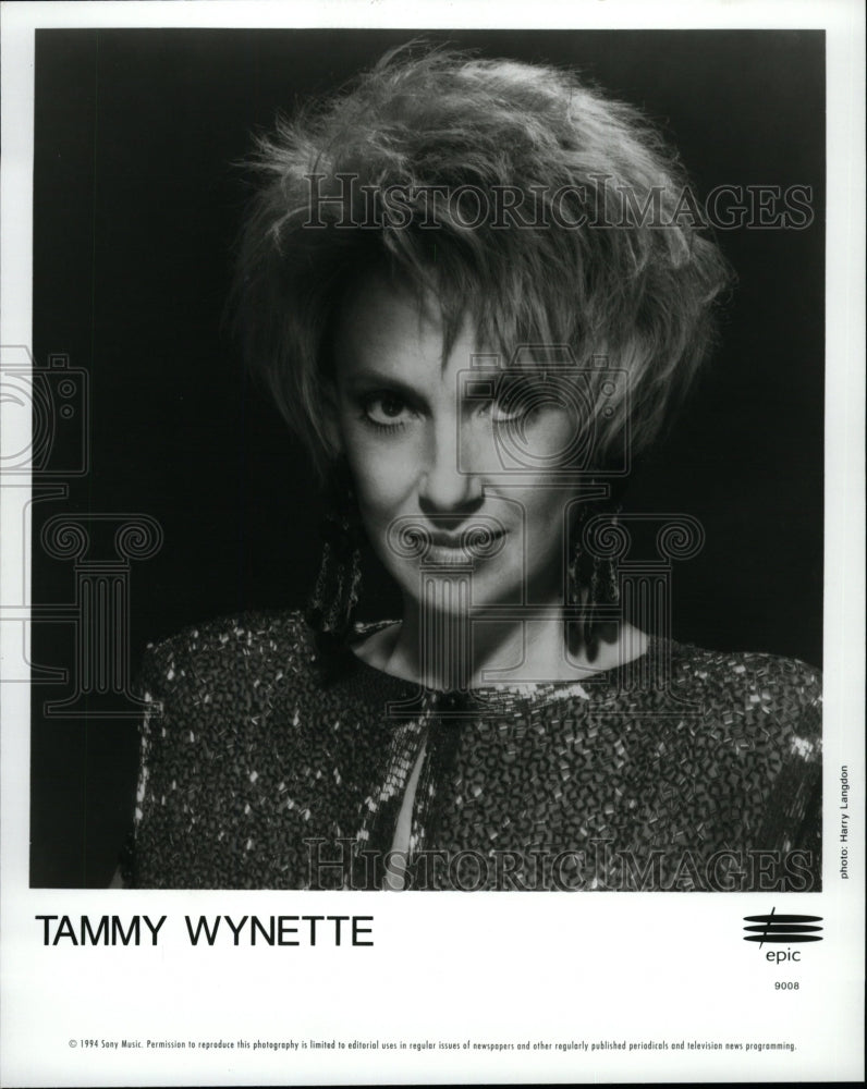 1994 Press Photo Singer Tammy Wynette - RRW26281 - Historic Images