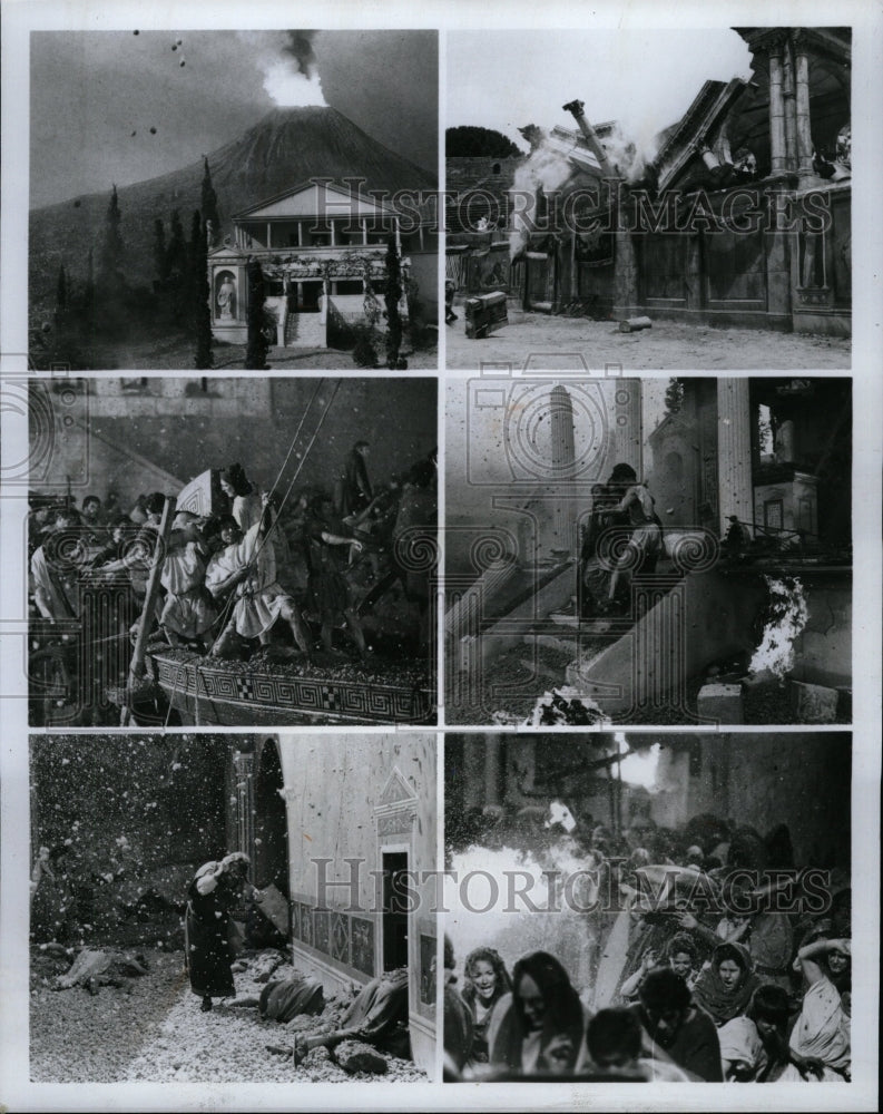 1984 Press Photo Citizens Flee Last Days of Pompeii - RRW26353 - Historic Images