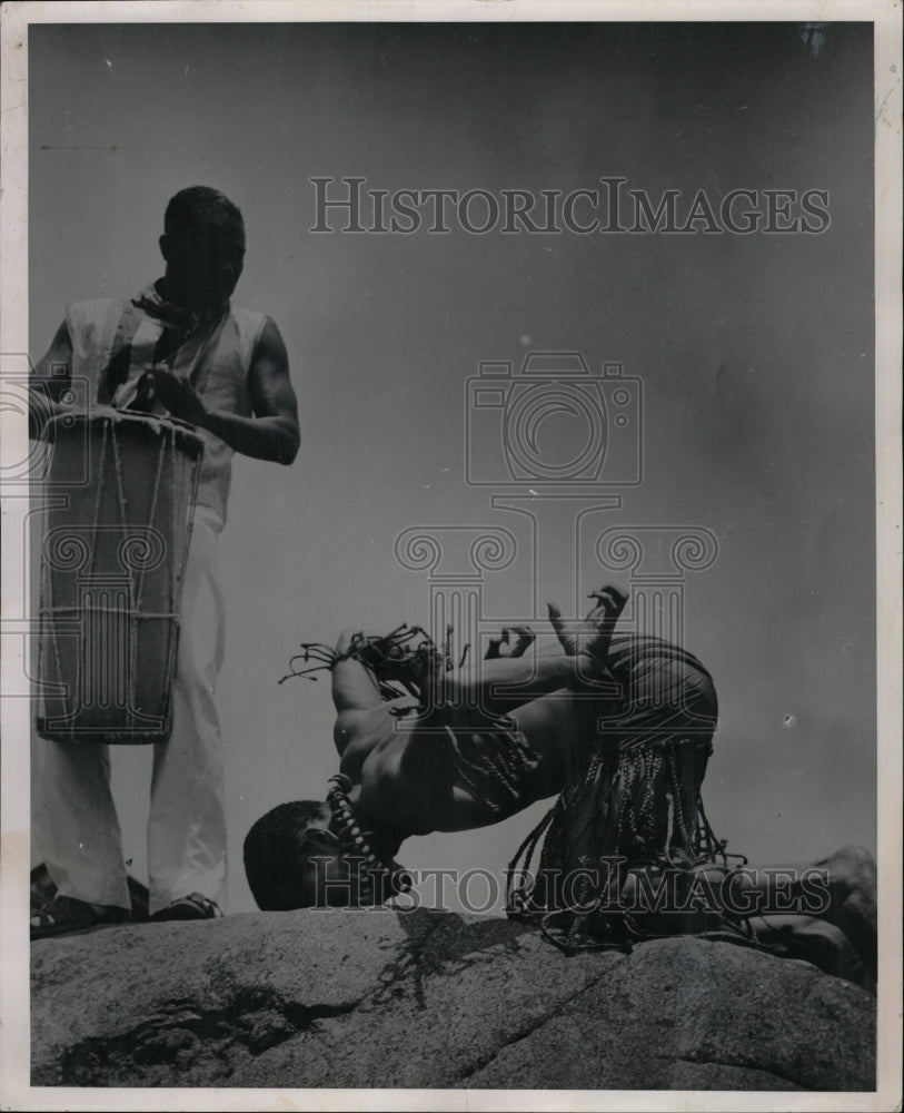 1955 Press Photo Destine Haitian dancer Festival of Ha - RRW26393 - Historic Images