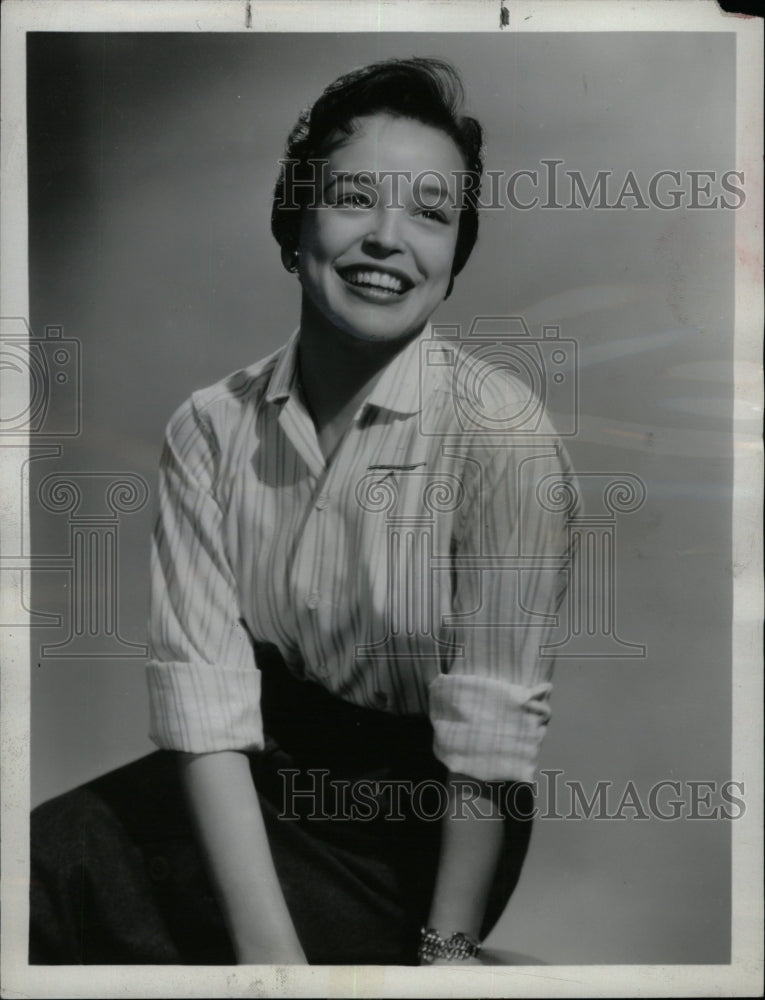 1954 Press Photo Jill Corey NBC TV Dave Garroway Show - RRW26473 - Historic Images