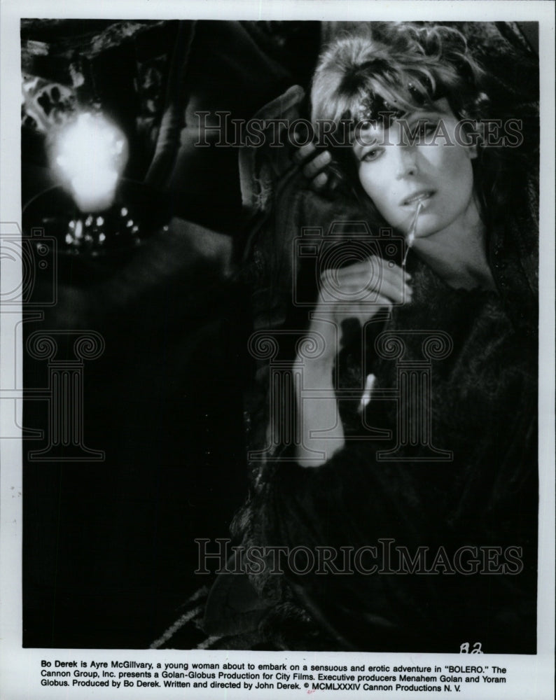 1985 Press Photo Bo Derek Ayre McGillvery Bolero - RRW26477 - Historic Images