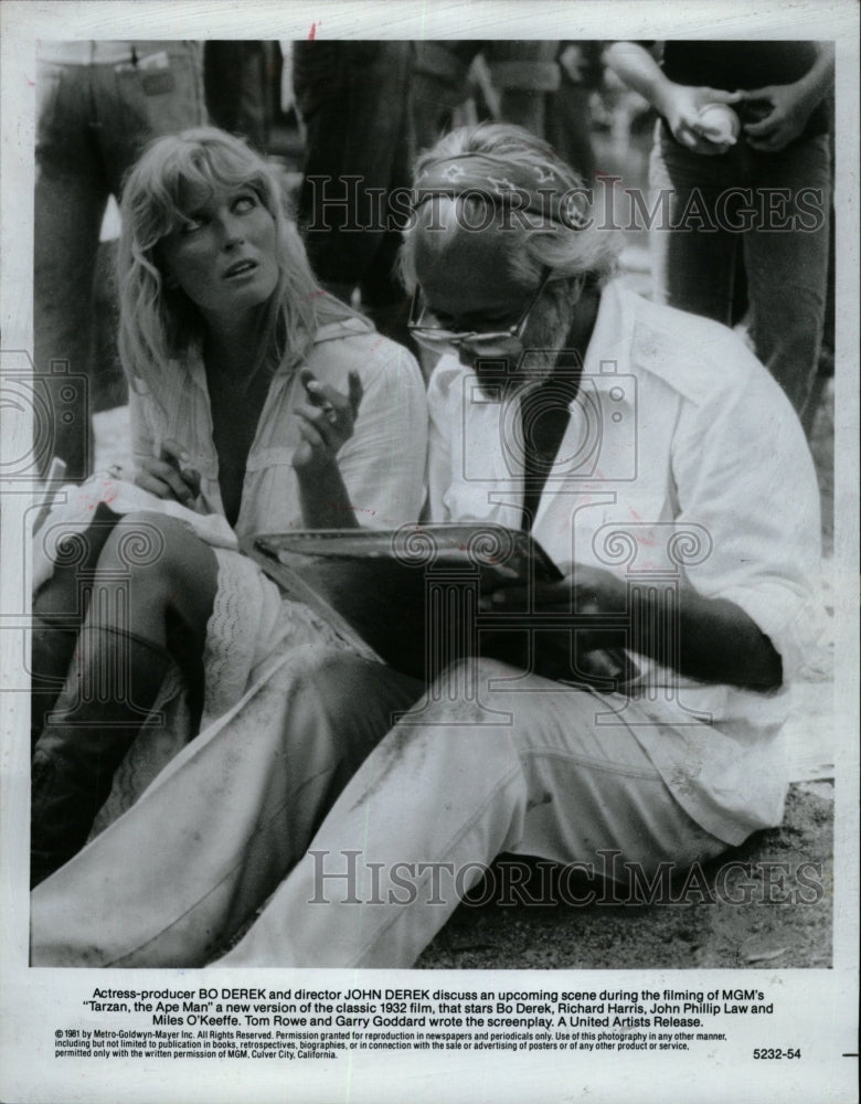 1981 Press Photo Bo Derek John Tarzan Ape Man Movie - RRW26479 - Historic Images