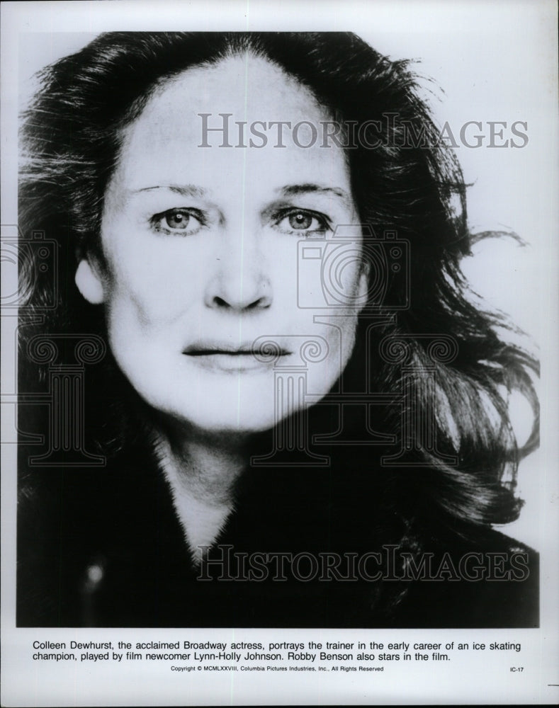 1980 Press Photo Colleen Dewhurst Broadway actress - RRW26541 - Historic Images