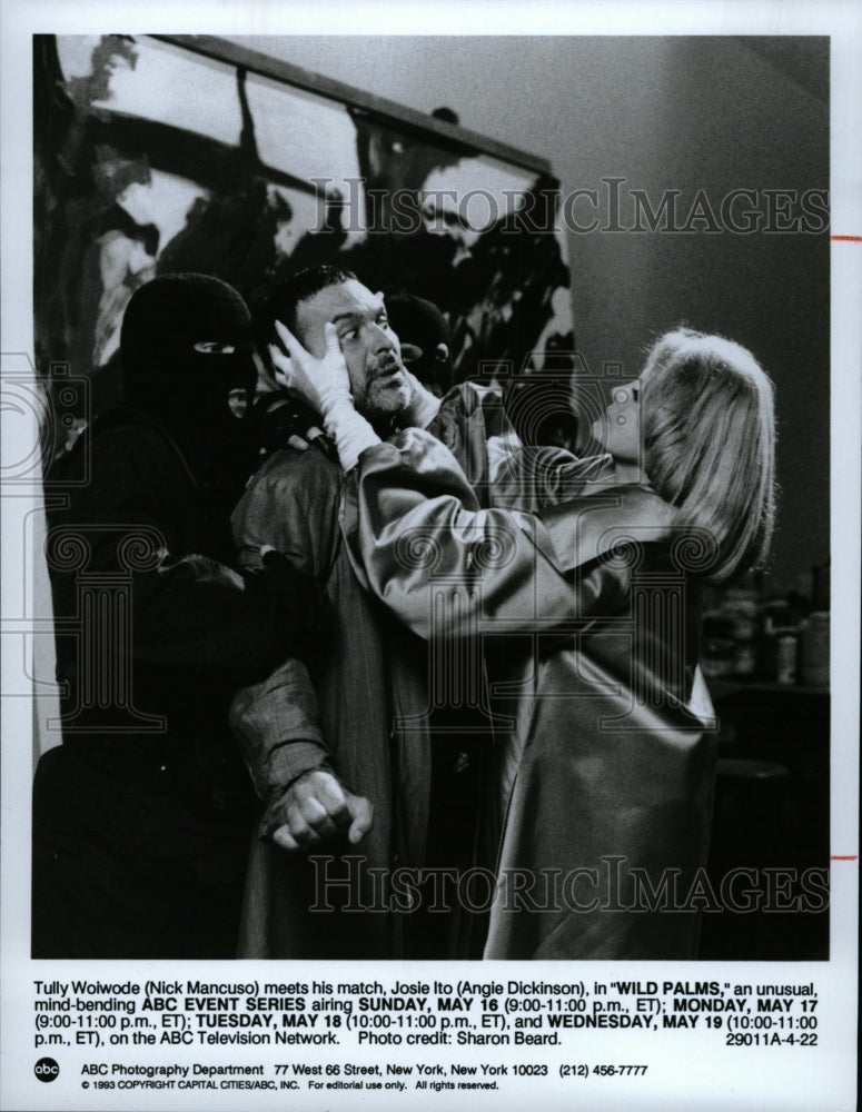 1993 Press Photo Nick Mancuso Angie Dickinson Actress - RRW26703 - Historic Images